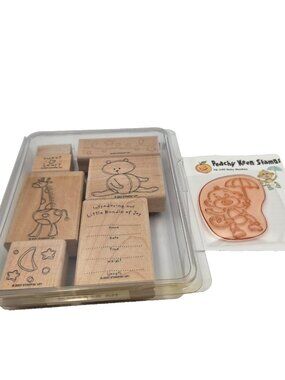 Stamp Lot Baby Bundle Of Joy Clear Baby Monkey Crafts Read